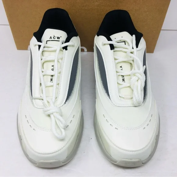 A-COLD-WALL Men's White and Gray Sneakers with Modern Athletic Design
